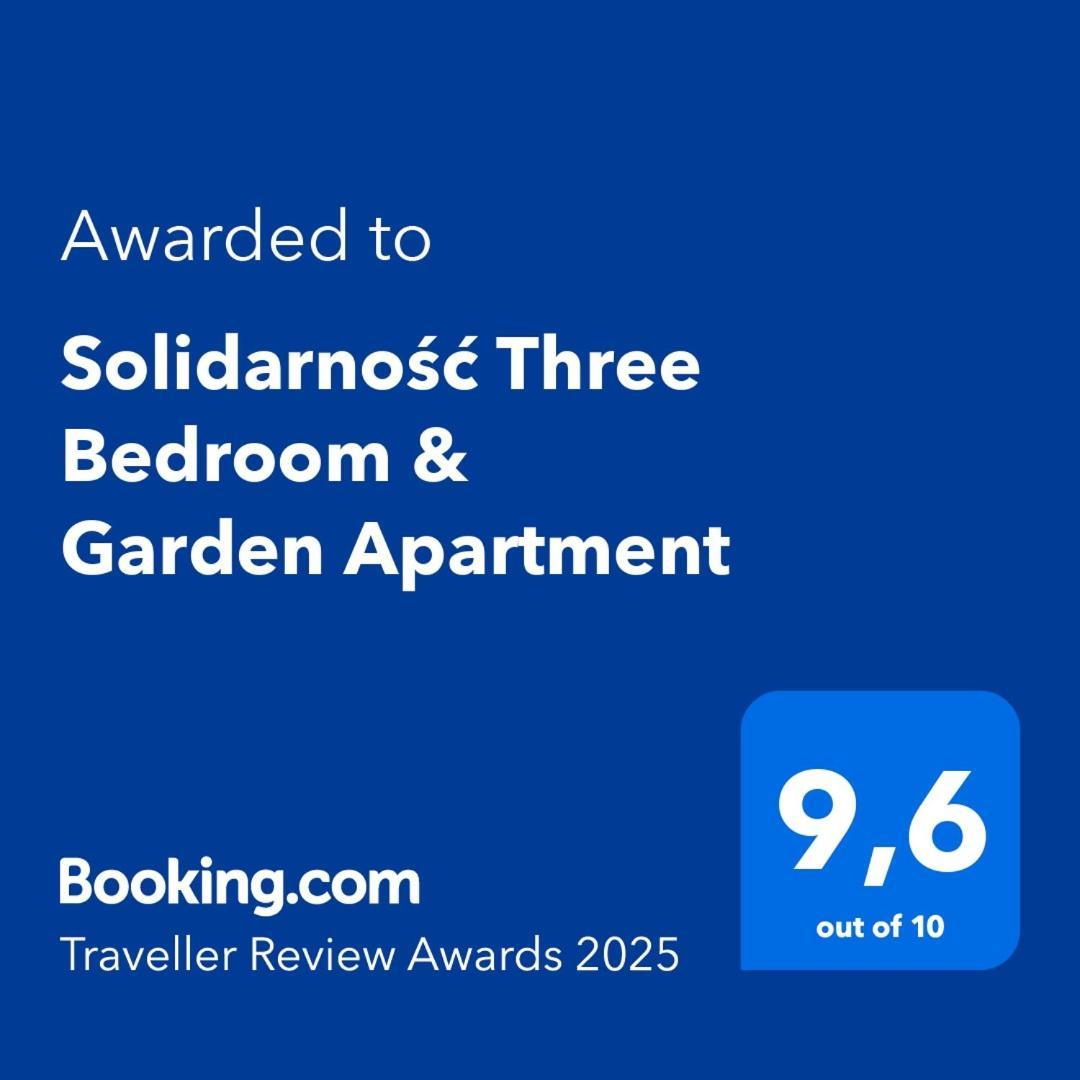 Solidarnosc Three Bedrooms & Garden Apartment Гданськ Екстер'єр фото